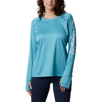 Columbia Hoodie Dames, PFG Tidal Heather Wit, 46OPLSIHM